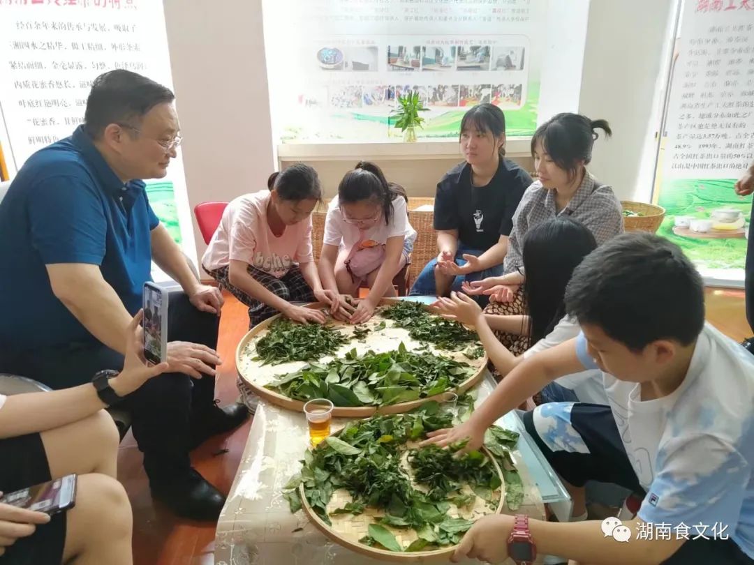 原載人民日?qǐng)?bào)“人民視點(diǎn)”茶葉是怎樣做出來(lái)的？湖南大、中、小學(xué)生體驗(yàn)湖南工夫紅茶制作